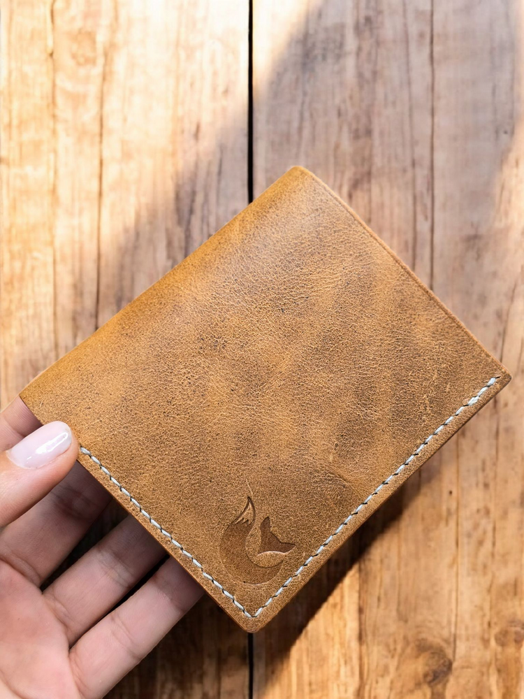 Кожен портфейл с монетник "Nest"