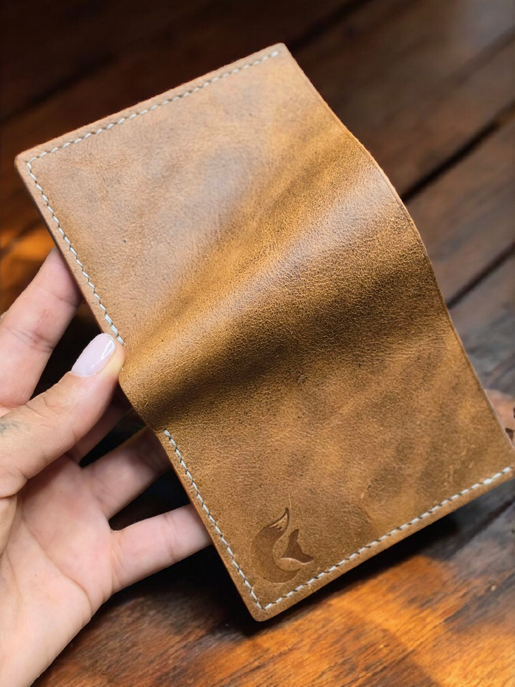 Кожен портфейл с монетник "Nest"