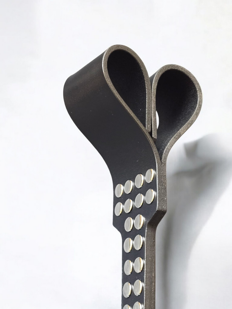 Подарък кожена палка, ръчна изработка, естествена кожа