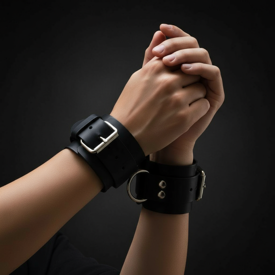 Кожени белезници от естествена кожа, подарък за жена