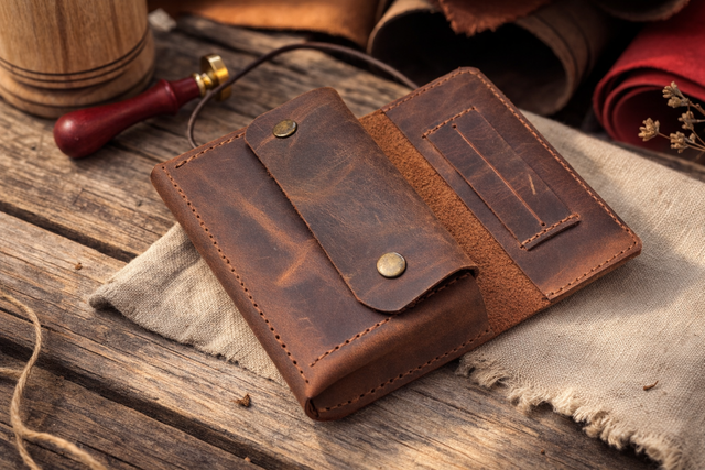 Калъф за тютюн от естествена кожа