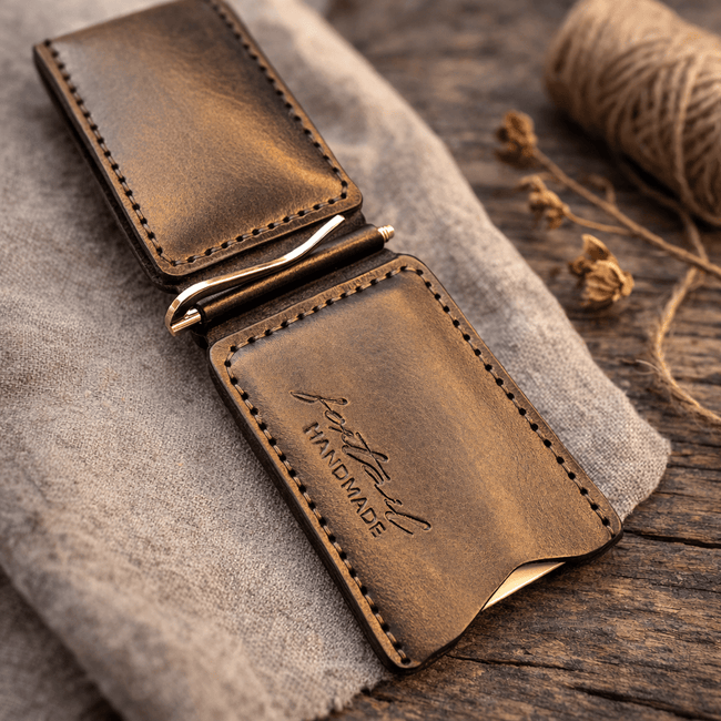 Кожен портфейл „Eclipse“ - Foxtail Leather Goods