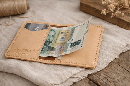 кожен картодържател с място за сгънати банкноти