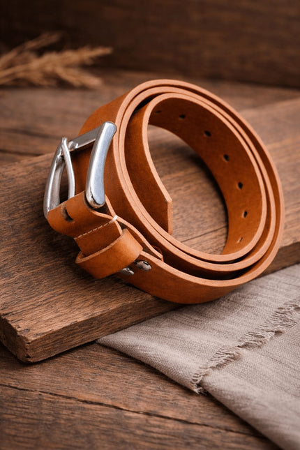 Мъжки колан от естествена кожа