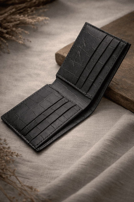 Мъжки портфейл с ръчна изработка и седларски шев