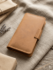 Дълъг мъжки портфейл от Full Grain кожа – Vista - Foxtail Leather Goods