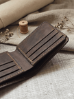 Класически кожен портфейл с много отделения за карти – Aris - Foxtail Leather Goods